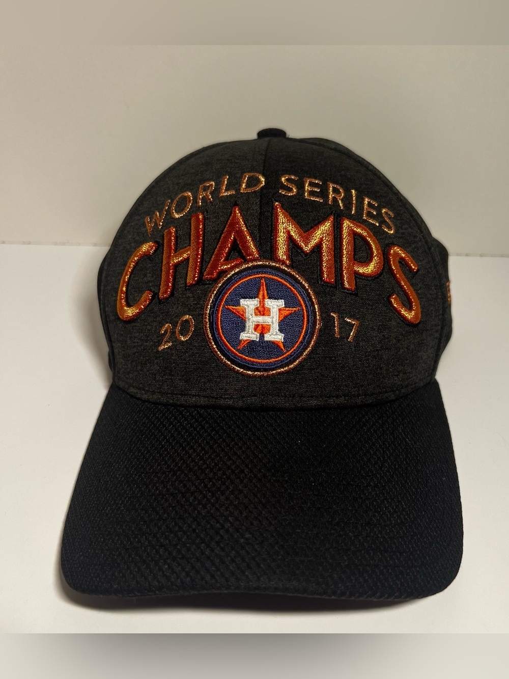 New Era Black and Orange "World Series CHAMPS" Embroidered Baseball Cap